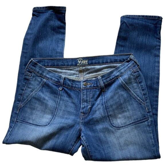 Old Navy The Diva Jeans Women's Size 12 Regular Blue Denim - Picture 7 of 10